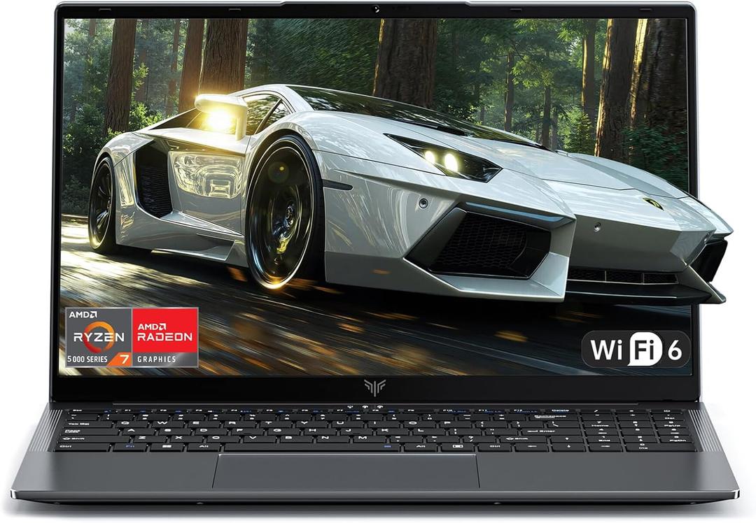 2025 AMD Laptop, 16.0inch Laptop Computer with AMD Ryzen 7 5825U(8C/16T, Up to 4.5GHz), 16GB RAM 512GB NVMe SSD Windows 11 Laptop, Radeon RX Vega 8 Graphics,WiFi 6, Backlit KB (Gray)