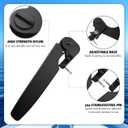 17‘' Kayak Rudder Steering System - Kayak Tail Rudder Direction Controller Replacement Parts with Nylon Blade Steering Control Kit with Nylon Blade and Locking Mechanism