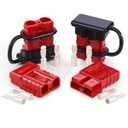 Orion Motor Tech Wire Connector 4 Pack, 50A Wire Harness Plug Kit for 6-12 Gauge Cables, 12V-36V Battery Quick Connect Disconnect Set for Car Bike ATV Winches Lifts Motors More, Set of 4, Red