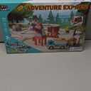 iPlay, iLearn 62PCS Kids Construction Track Toy Train Set, Electric Motorized Magnetic Truck Toy W/Tractor Crane, Forest Railway Engineering Building Playset, Birthday Gift 3 4 5 6 7 Boy Girl Toddler