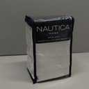 Nautica - Twin XL Bedskirt, 42-inch Drop Cotton Bedding, Split Corner for Secure Fit, Oeko-Tex Certified (Solid White)