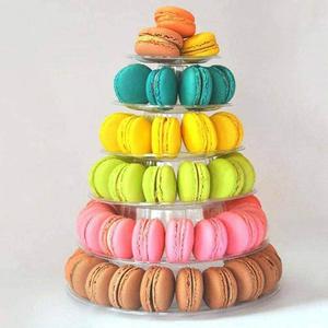 Candora 6-Layer Macaron Display Stand, Cake Stand, Macaron Tower, Wedding Display Stand