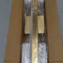 LOAAO 22X30 Gold Bathroom Mirror, Rounded Rectangle Gold Frame Mirror, Brushed Gold Bathroom Vanity Mirror Wall-Mounted, Anti-Rust, Hangs Horizontally or Vertically