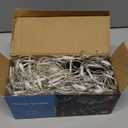 WATERGLIDE Outdoor Christmas Net Lights, 12FT x 5FT 360 LED Mesh String Light with 8 Lighting Modes, Connectable Light for Garden Tree Bushes, Holiday Wedding Party Decorations, Multicolor