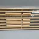 Whitmor Wood Household Shelves 2 Tier 10.25 inches x 24.75 inches x 11.5 inches