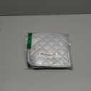 4 Pack Heat Resistant Pot Holders, Cotton Hot Pads Kitchen Potholders, Machine Washable Trivet for Cooking and Baking/Kitchen Enthusiasts, Silver