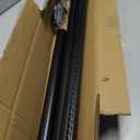Black Tension Curtain Rod 41-126 In(4-10Ft), Long Curtain Rod No Drilling for Window or Bathroom,Outdoor Tension Rods for Patio, Heavy Duty Shower Rod,Rod Diameter 1.26In-One-bond stretching