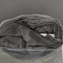 H.VERSAILTEX Real Velvet Plush 3 Piece Stretch Sofa Covers Couch Covers for 2 Cushion Couch Loveseat Covers Width Up to 72 Inch Feature Thick Soft Stay in Place (Medium Sofa, Grey)