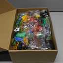 Sadnyy 140 Pcs Soccer Party Favors Football Birthday Party Decorations Supplies Drawstring Bags with Silicone Bracelets Keychains Straws Button Pins Stickers for Goodie Bags Stuffers
