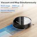 ROPVACNIC Robot Vacuum Cleaner Robot Vacuum and Mop Combo with 5200Pa Suction, Personalized Cleaning Adjustments, Self-Charging Robotic Vacuum Cleaner, Advanced Obstacle Avoidance