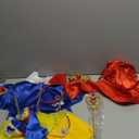 Princess Costume Dress for Girls Princess Dress Up Costume Birthday Party Halloween Cosplay with Accessories (7-8 Years, Yellow)