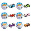 Anditoy 6 Pack Prefilled Easter Eggs with Racing Cars Building Blocks Toys Inside for Kids Boys Girls Teens Easter Basket Stuffers Gifts