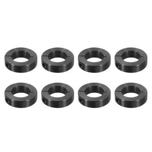 uxcell 8pcs Single Split Shaft Collar 1-1/16" Bore One-Piece Clamping Collar, 1-7/8" OD, 1/2" Thickness, Black Oxide Steel Set Screw Lock Collar Clamp