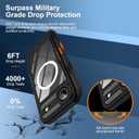 Ezanmull for iPhone Air Waterproof Case, with Built-in Screen Protector Dustproof Shockproof [Compatible with MagSafe] Full Body Underwater Protective Phone Cover for iPhone Air 6.5" (Black)