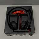 Bluetooth Wireless Headset with Mic for Work, Bluetooth 5.2, Advanced Noise Reduction Microphone, Clear Calls - Comfortable On-Ear Headphones, Applicable to PC, Laptop, Phone, Android, Zoom, Office (Black)