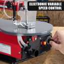 16-Inch Variable Speed Scroll Saw with Oversized Adjustable Tilt Work Table & Led Work Light – Ideal for Precision Woodworking Projects