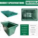 24x16x16in Underground Splice Box W/Solid Handle Inspection Cover