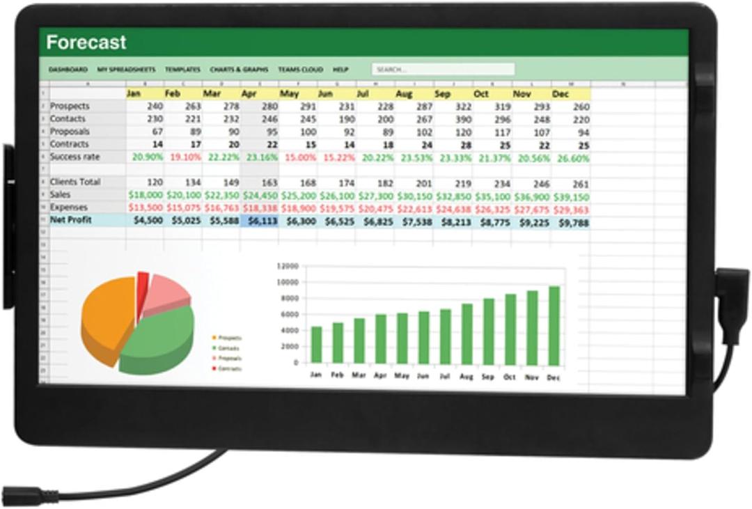 Helix 11.6" Attachable Portable Laptop Monitor
