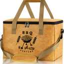 BBQ Blanket for Resting Meat, Large Capacity Resting Bag for Smoking & Barbecue, Reusable Brisket Blanket with Adjustable Shoulder Strap, Insulated Grilling Accessories for Steak, Beef, Turkey