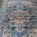 NUOVARUGS Soft 5x7 Area Rug – Washable & Dryer-Safe Non-Slip Rug for Living Room, Bedroom, Kitchen, Comfortable & Durable Floor Mat