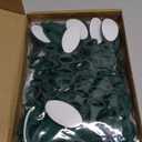 24 Pack Christmas Garland Hanger for Mantle Christmas Garland Hooks Wreath Ties Fireplace Stocking Holder Reusable Silicone Adhesive Straps for Fireplace Staircase Front Door (Dark Green)