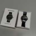 WITHINGS ScanWatch 2 - Hybrid Smart Watch, Heart Rate Monitoring, Fitness Tracker, Cycle Tracker, Sleep Monitoring, GPS Tracker, 30-Day Battery Life, Android & Apple Compatible, HSA/FSA (Black)