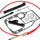 Lower Shift Cable Kit Replacement for OMC Cobra Sterndrive1988-1993, Adjustment Tools Mounting Gasket Set, Replaces 987661 986654 987498