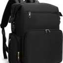 CEI-CEI Neoprene Diaper Bag Backpack Large Newborn Baby Maternity Bags Waterproof Travel Backpack for Mom Dad with Insulated Pockets, Changing Pad (Black)