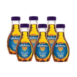 Wholesome FT Organic Blue Agave 11.75oz, 6-Pack