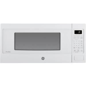 GE Profile PCHK11S1WWW 1.1 Cu Ft Countertop Microwave, 800W, Sensor Cooking, Scan-to-Cook, Wi-Fi Enable, Built-In Capable, White