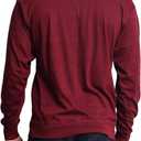 G-Style USA Men's Cross-Dyed Heather Jersey Lightweight Pullover Hoodie Sweatshirt (Red, S)