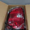 Tail Light Assembly Compatible with 2007-2013 Chevy Silverado 1500 2500HD 3500HD, Rear Taillight Brake Turn Signal with Bulbs, Replaces 25958482 25877454 (Left Driver Side)
