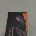 KUIIYER Mini Bluetooth Barcode Scanner, Wireless 2D QR 1D Bar Code Scanners with LCD Screen Display & Setting Keypad & AI Voice, Small Portable Handheld Barcode Reader for Smart Phone, Computers & POS