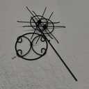 Jewelry Stand Organizer, 2-Tier Rotating Necklace Organizer, Spinning Jewelry Keychain Display Tree with 12 Hooks, Easy Assembly for Bedroom and Retail (8.7N, Black)