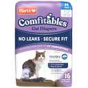 Hartz Comfitables Cat Diapers,Medium, 16 Count, Comfortable & Secure Fit, Easy to Put On
