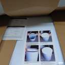 Putros Cylinder Pedestal Stands 3Pcs White Round Cylinder Pedestal Display Plinth Pillars for Wedding Party Decor 35.4''(L),29.5''(M),23.6''(S)