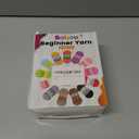 Beginners Crochet Yarn Set - 3x50g Snowy White, Chunky Thick Bulky Cotton Soft for Easy Stitches, Knitting & Crocheting