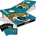 YouTheFan NFL 2 x 3 Wood Cornhole Game with Logo Bags (Team Colors)