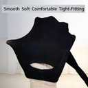 2-Pack Slightly Transparent Tights for girls & women, High Elasticity Sheen Glossy Pantyhose, Anti-Snag Stretchy, Versatile for Work Sports Dance Casual Daily Wear XL-Black-Stirrup (Black)