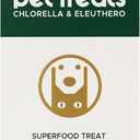 Sun Chlorella Sun Pet Treats Green Superfood Cat & Dog Supplement - Chlorophyll Eleuthero & Lecithin, Minerals, Antioxidants & Vitamins for Dogs & Cats - Immune Defense, Skin & Gut Health - 120 Bites