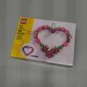 LEGO Heart Ornament Building Toy Set - Fun Arts and Crafts Idea for Girls and Boys, Ages 9+ - Display on The Wall as Home Decoration - Gifts for Kids - 40638