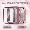 Stretchy Bands Compatible for Apple Watch Band and Case 40mm 44mm 41mm 45mm 42mm 46mm, Nylon Solo Loop Sport Straps Protective Cover with Screen Protector for iWatch Series 11 10 9 8 7 SE 6 5 4 SE3