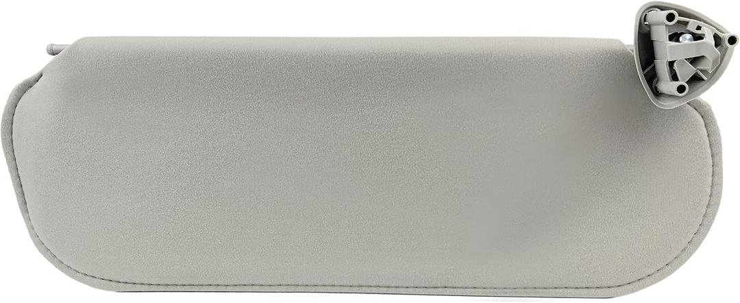 Right Passenger Side Sun Visor Compatible with Chevrolet Express GMC Savana 1500 2500 3500 4500 1999-2019 Replaces# 84054695 (Gray)
