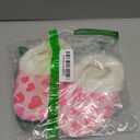 FEETCITY Toddler Slippers - Slip On Shoes for Girls & Boys, Lightweight & Warm Indoor Walking Shoes (8.5-9 Toddler, Pinkheart)