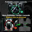 Floor Mats & Cargo Liner for Toyota Sienna 2004-2010(7/8 Seats) Full Set | All-Weather Durable TPE Floor Liner Trunk Mats with Backrest Mats Accessories for Toyota Sienna 2004-2010(7/8 Seats)