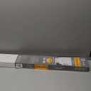 Cordless Room Darkening Mini Blind - 46 Inch Width, 64 Inch Length, 1" Slat Size - Pearl White - Cordless GII Deluxe Sundown Horizontal Windows Blinds for Interior by Achim Home Decor