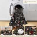 Washable Hallway Runner Rug 2' 6' Black Boho Rug Animal Botany Floral Non-Slip Soft Colorful Oriental Vintage Long Cheetah Flamingo Deer Carpet Kitchen Entryway Bedroom Corridors Indoor