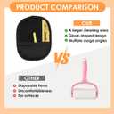 Pet Hair Removal Glove Double-Sided Electrostatic, Pet Hair Removal Glove for Cats& Dogs, Pet Hair Remover Tool for Couch, Carpet, Clothing and Bedding