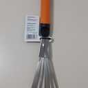 Fiskars Xact Hand Rake, Heavy Duty Gardening Hand Tool with Ergonomic Handle and Hanging Hole for Storage, Stainless Steel Head and Tines, Perfect for Maintaining a Raised Garden Bed