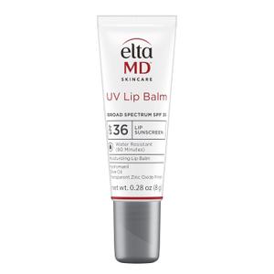 EltaMD UV Lip Balm SPF Sunscreen, Sunscreen Lip Balm with SPF 30+, Protects Dry Cracked Lips, Transparent Zinc Oxide, 0.28 Tube